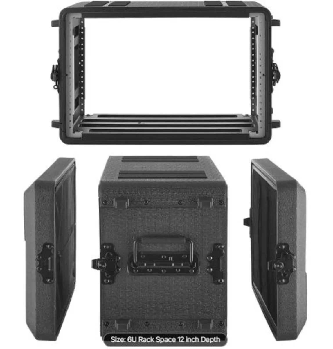 6U Rack Case, 260 mm Depth, Rackmount Flight Case - Image 2