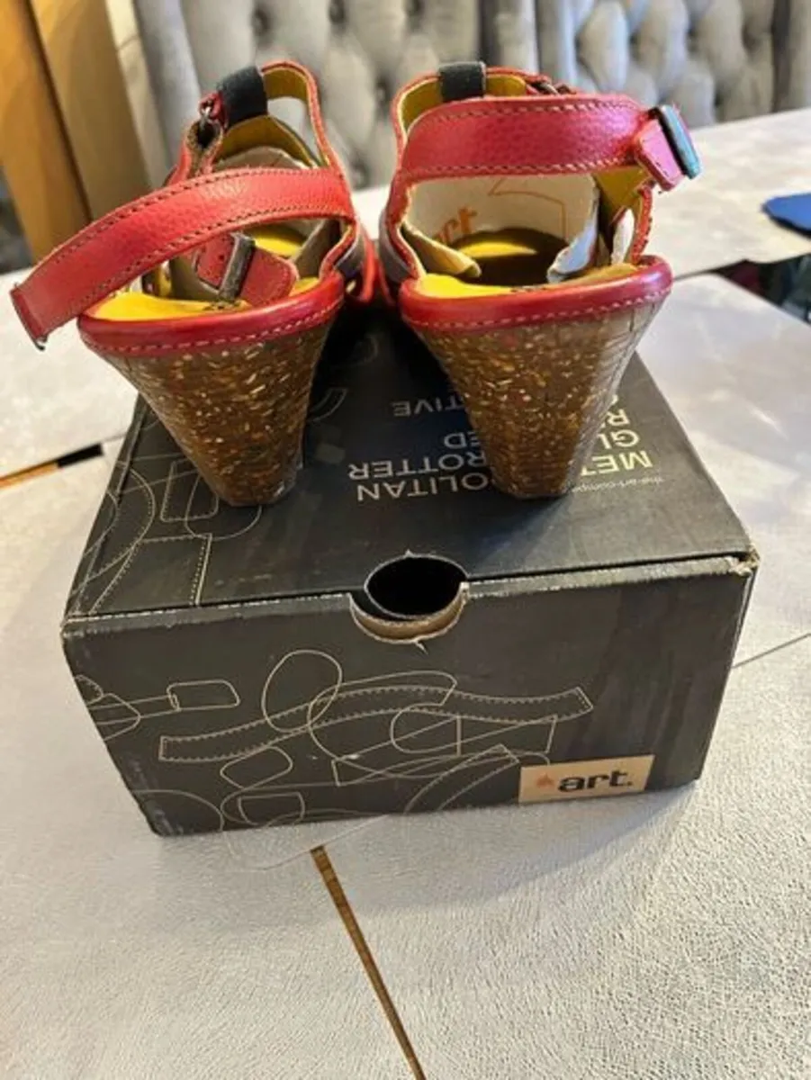ART leather shoes size 8UK 41EU Like New - Image 3