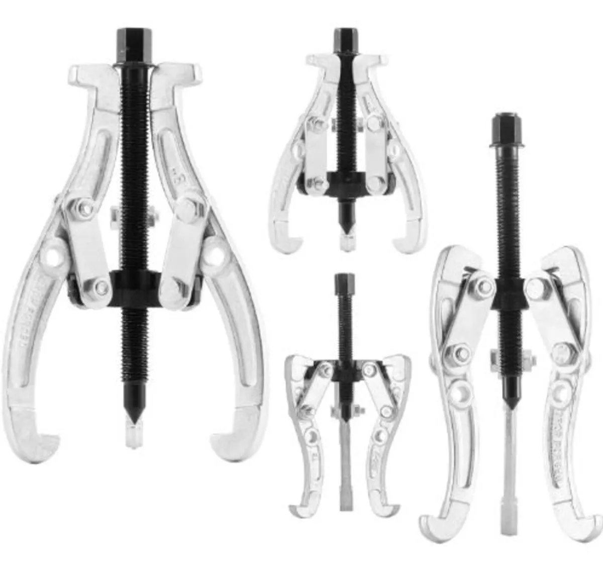 Gear Puller Set,76.2mm/101.6 mm/152.4 mm/203.2 mm - Image 1