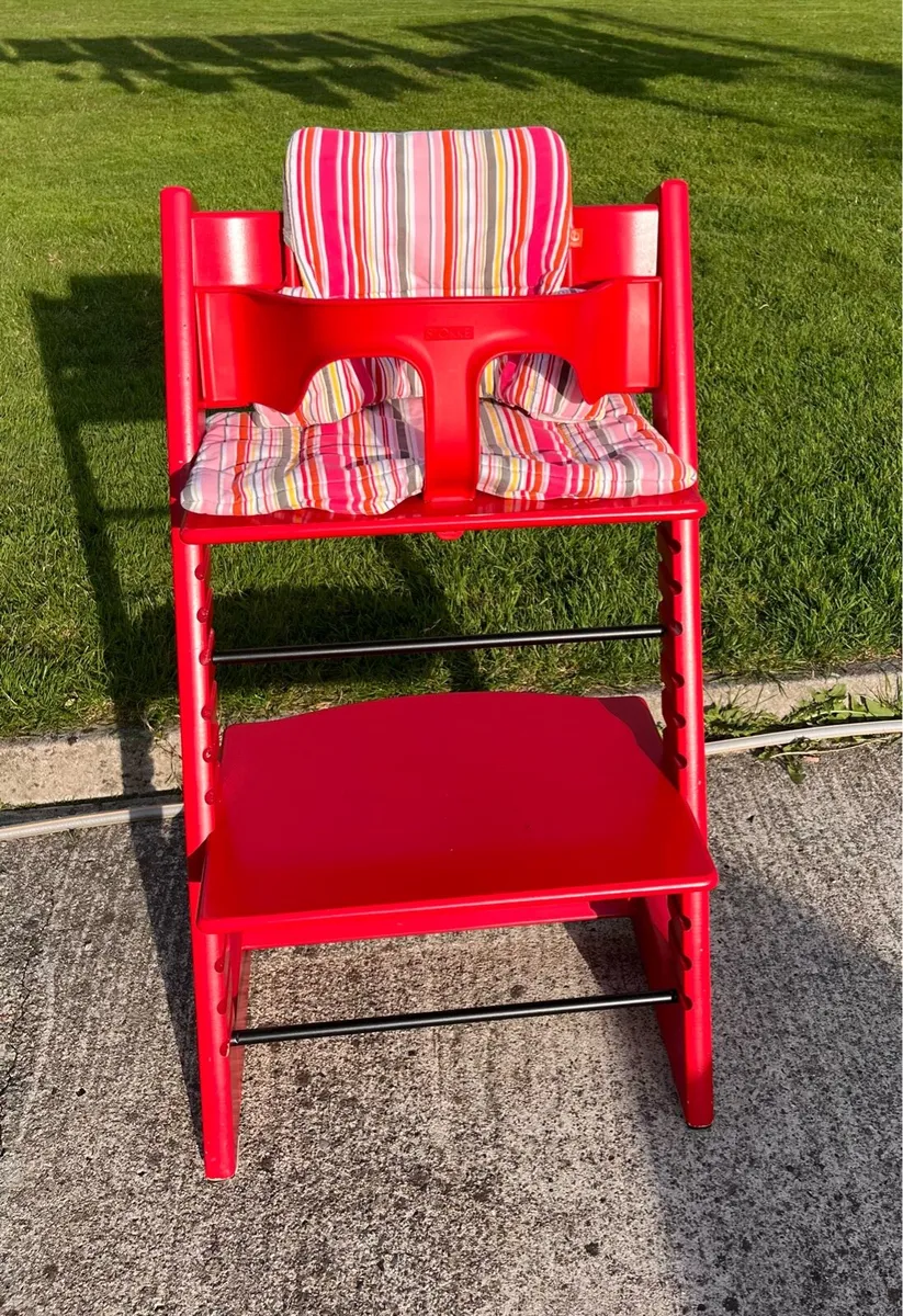 New condition Stokke High Chair and Padded Cushion - Image 1