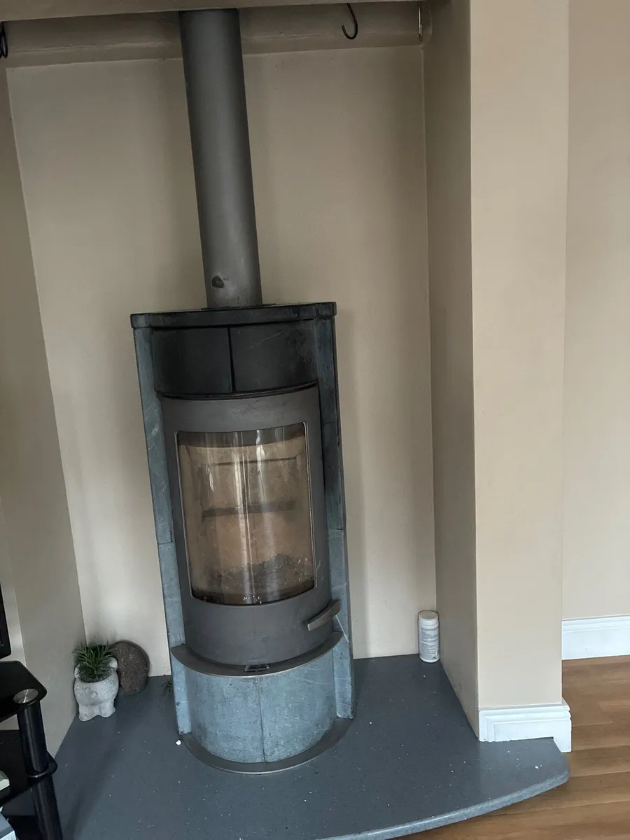 Wood burning soap stone stove