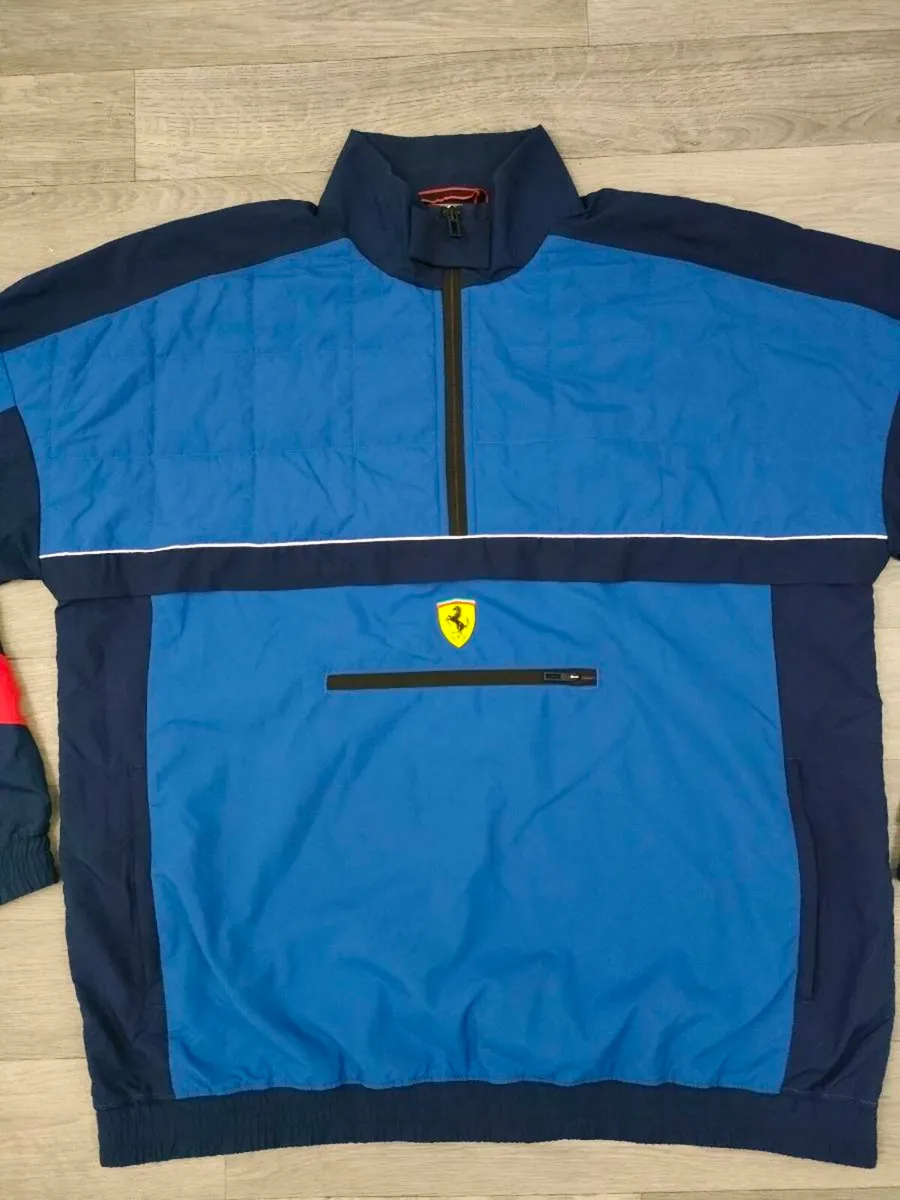 Puma Ferrari Half Zip Racing Jacket Mens Large - Image 2