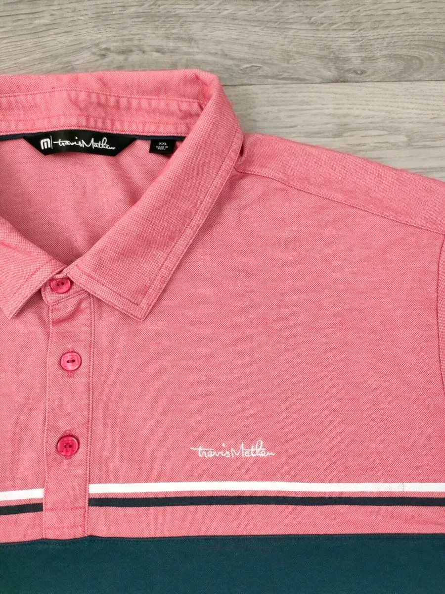 Travis Mathew Golf Polo Shirt Mens XXL - Image 3