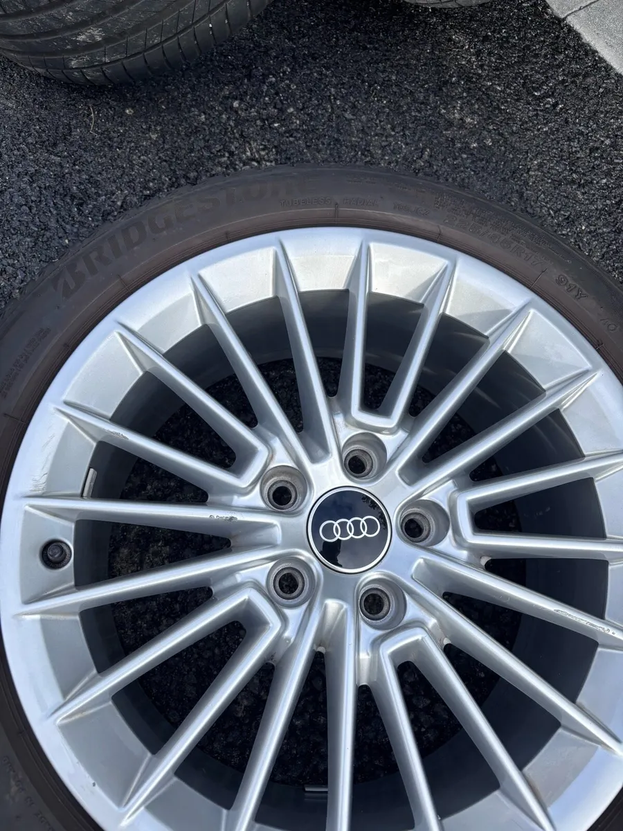 Genuine Audi A3 17” Alloys + Bridgestone Tyres - Image 4