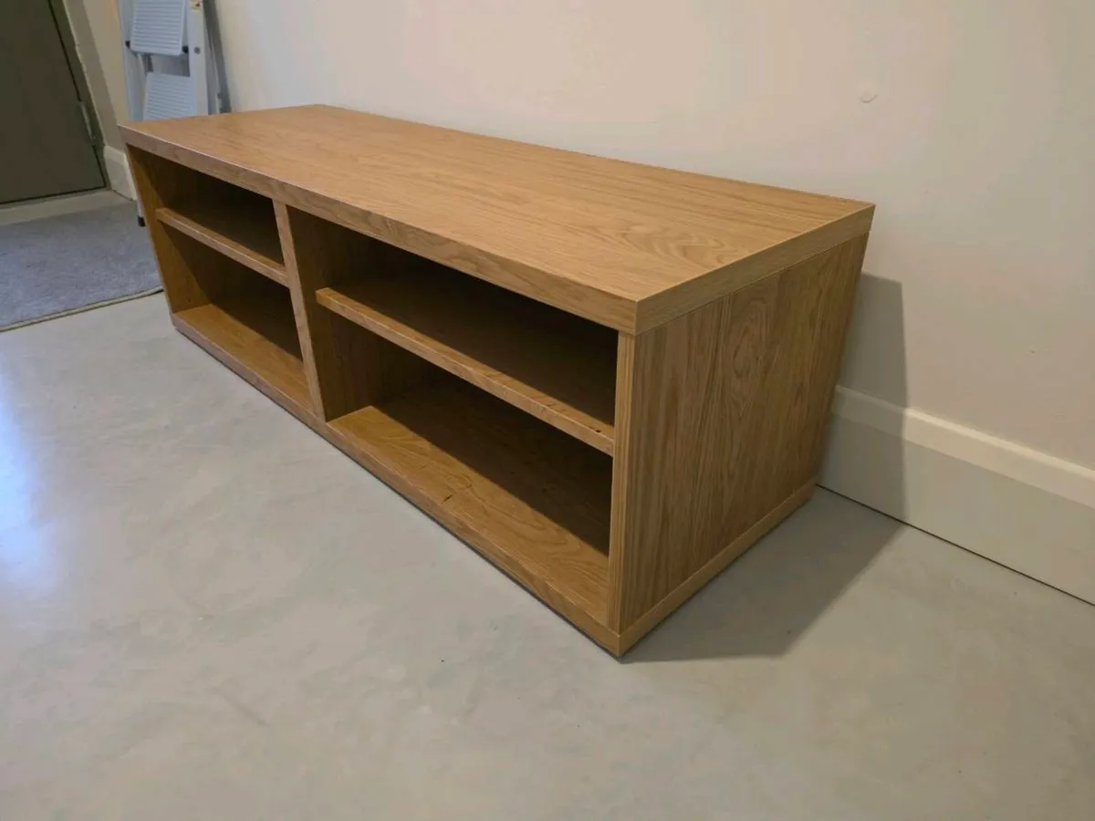 TV Unit Stand with Shelves - Image 1
