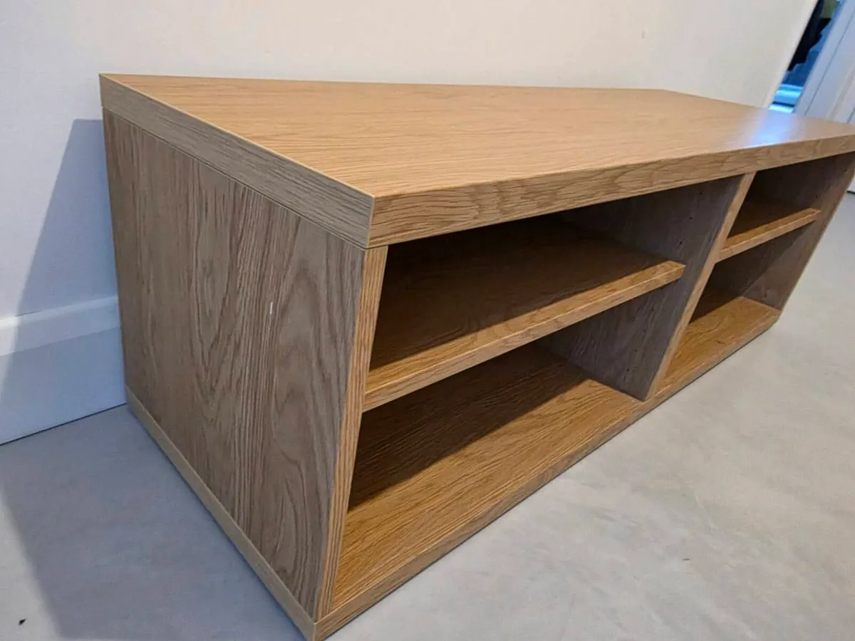 TV Unit Stand with Shelves - Image 2