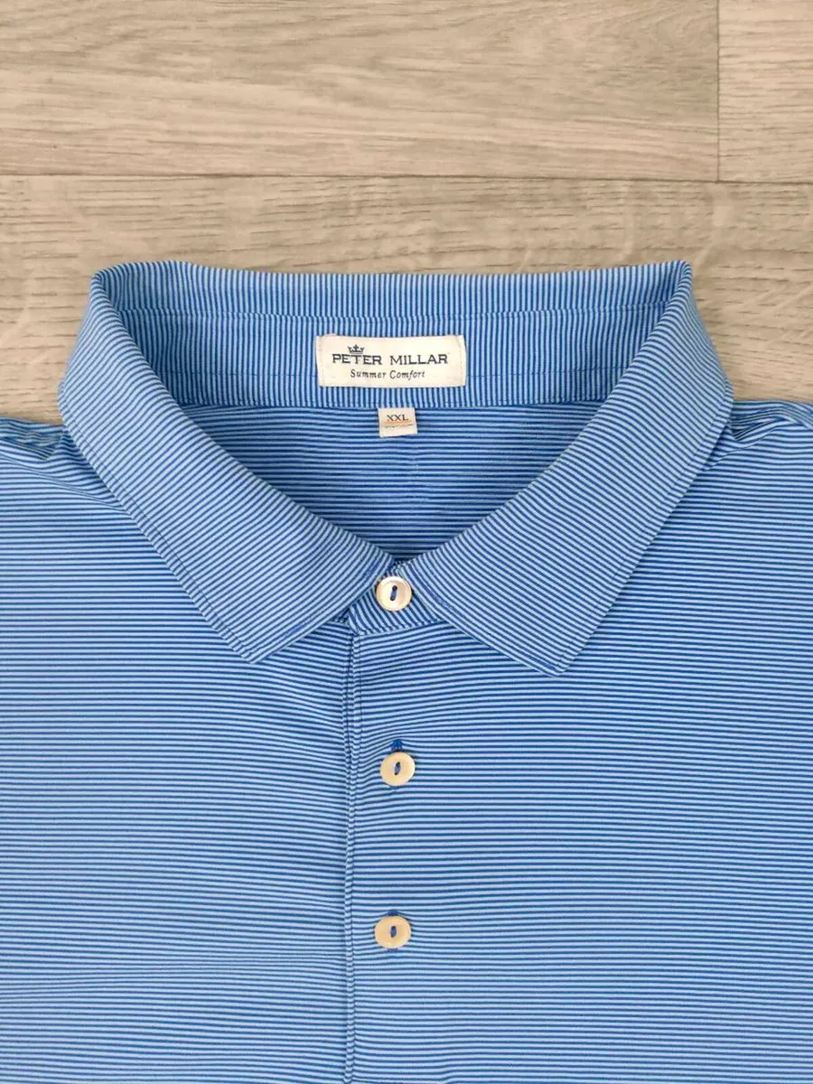 Peter Millar Summer Comfort Golf Polo Shirt XL/XXL - Image 3