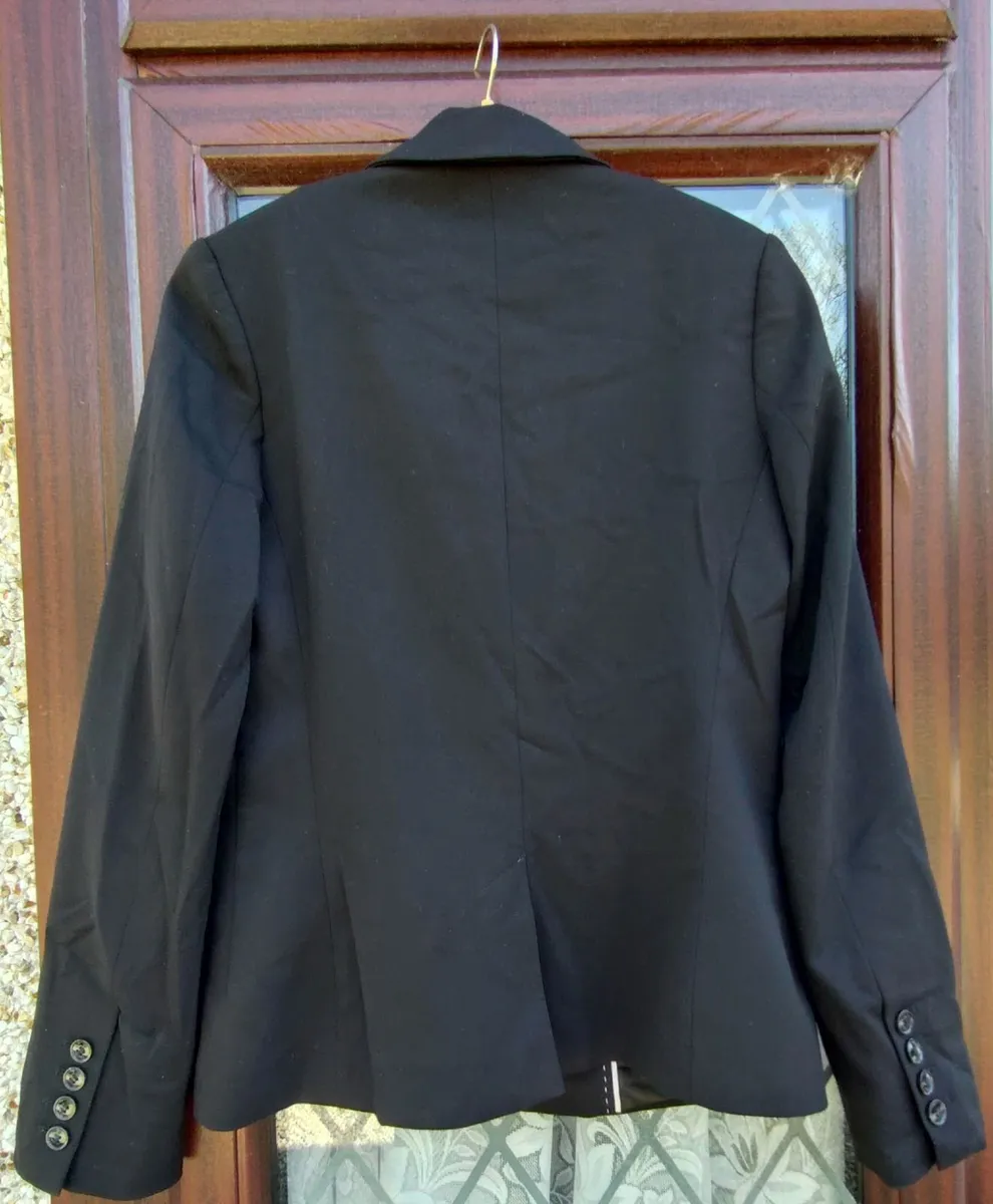 Ladies Black Jacket (used). - Image 2