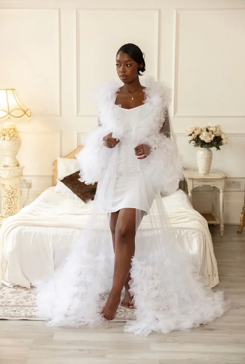 Tulle Bridal Robe - Image 2