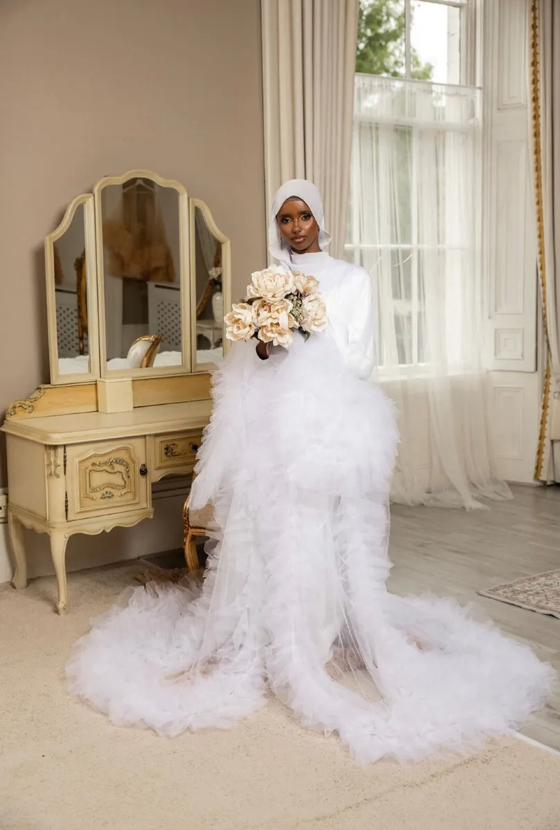 Tulle Bridal Robe - Image 3