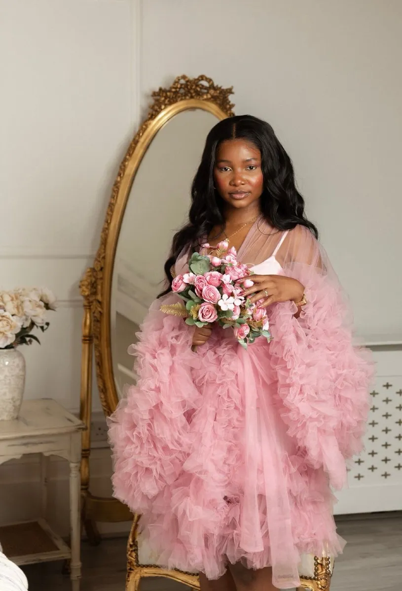 Tulle Bridal Robe - Image 2