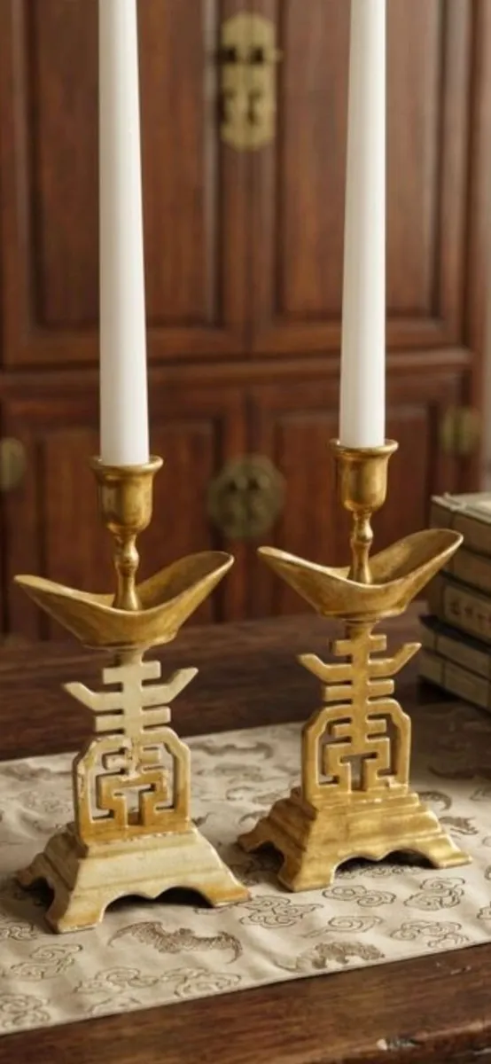 Chinese candle holders - Image 3