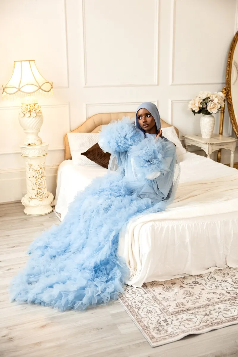 Tulle Bridal Robe - Image 3