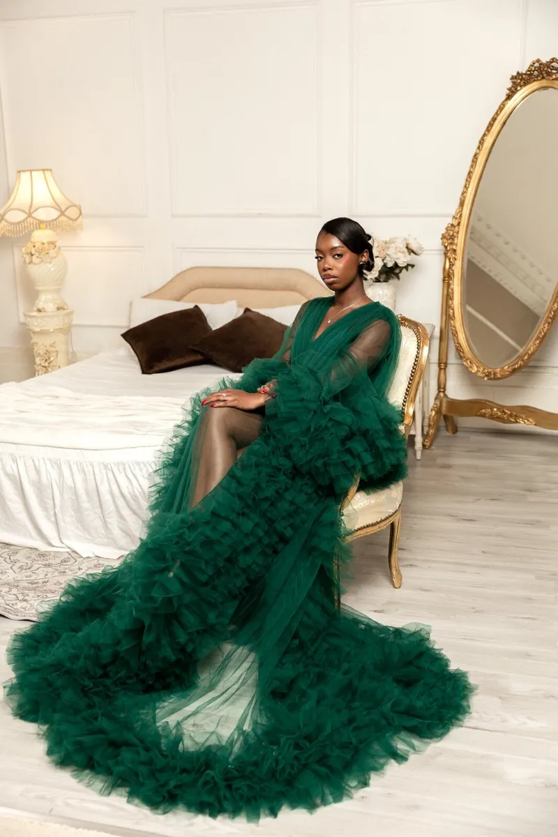 Tulle Bridal Robe - Image 2