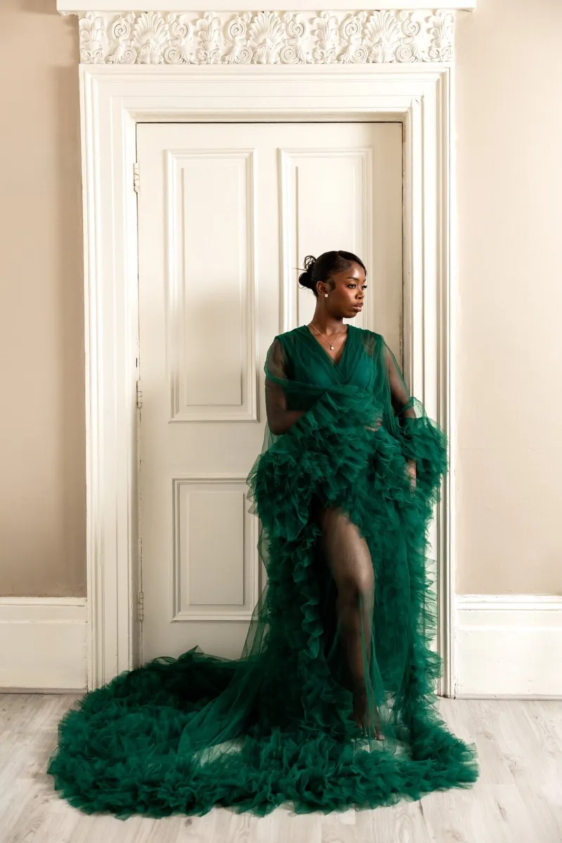 Tulle Bridal Robe - Image 3