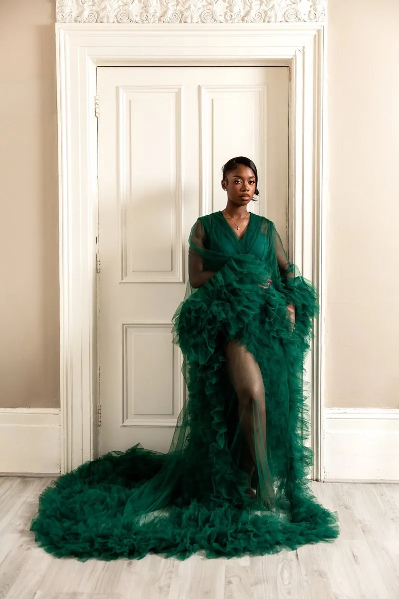 Tulle Bridal Robe - Image 1