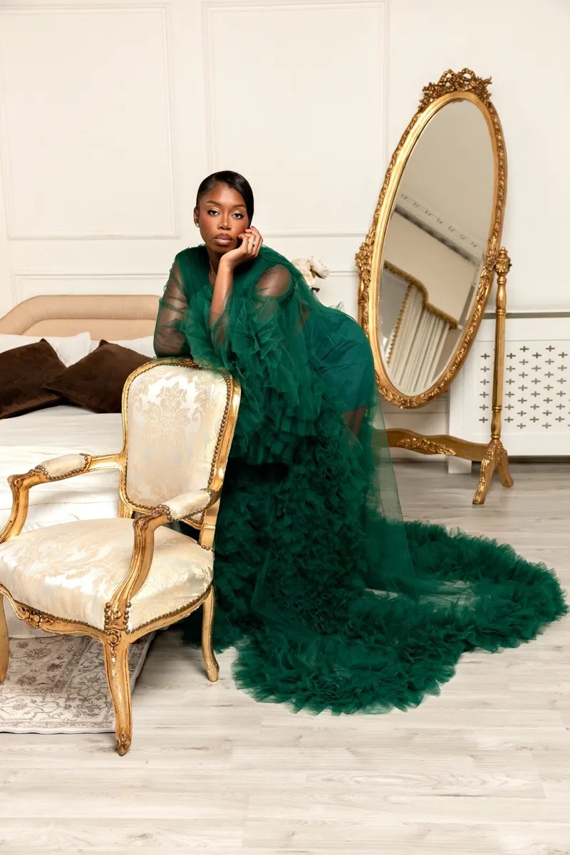 Tulle Bridal Robe - Image 4