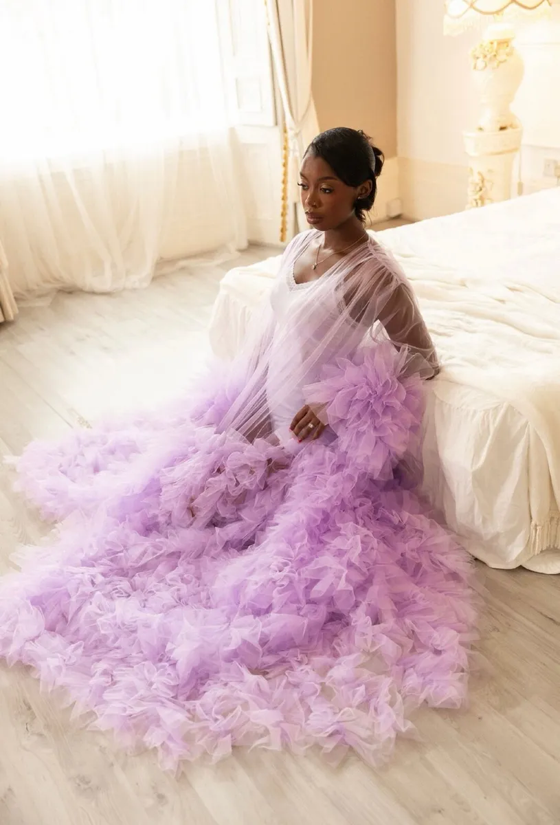Tulle Bridal Robe - Image 2