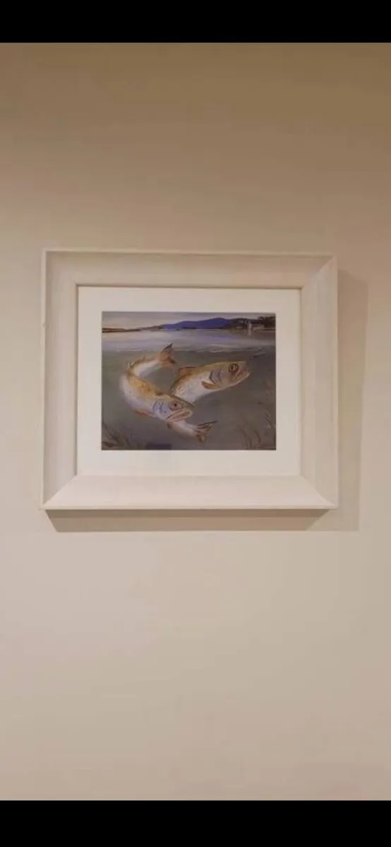 Trout framed picture - Image 1