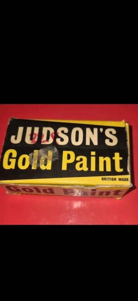 Rare gold leaf paint - Image 1