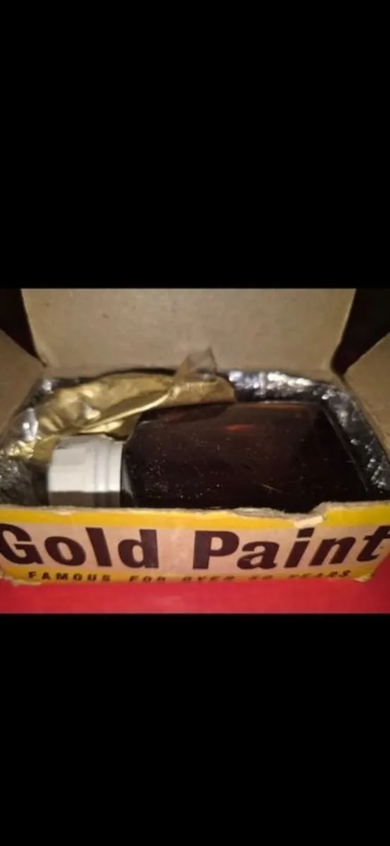 Rare gold leaf paint - Image 3
