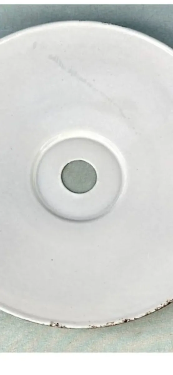 Enamel lampshades x 2 - Image 1