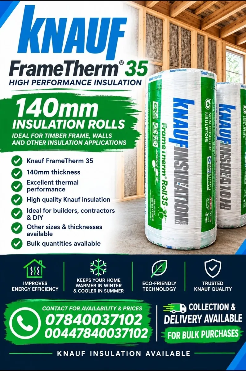 Knauf frametherm 35 - 140mm - Image 1