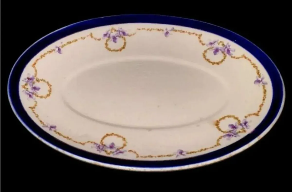Vintage Wedgwood & Co Small Oval Serving Platter - Image 2