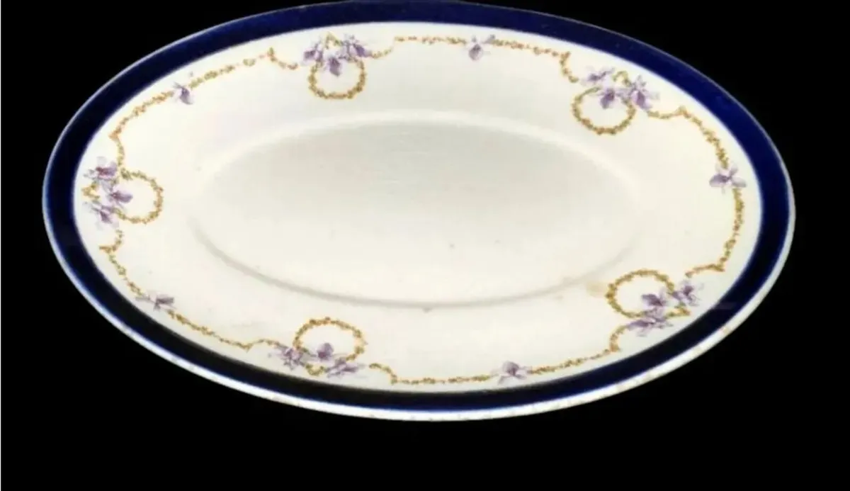 Vintage Wedgwood & Co Small Oval Serving Platter - Image 3