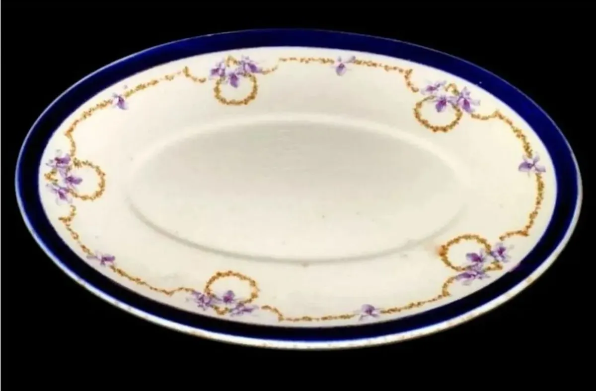 Vintage Wedgwood & Co Small Oval Serving Platter - Image 4