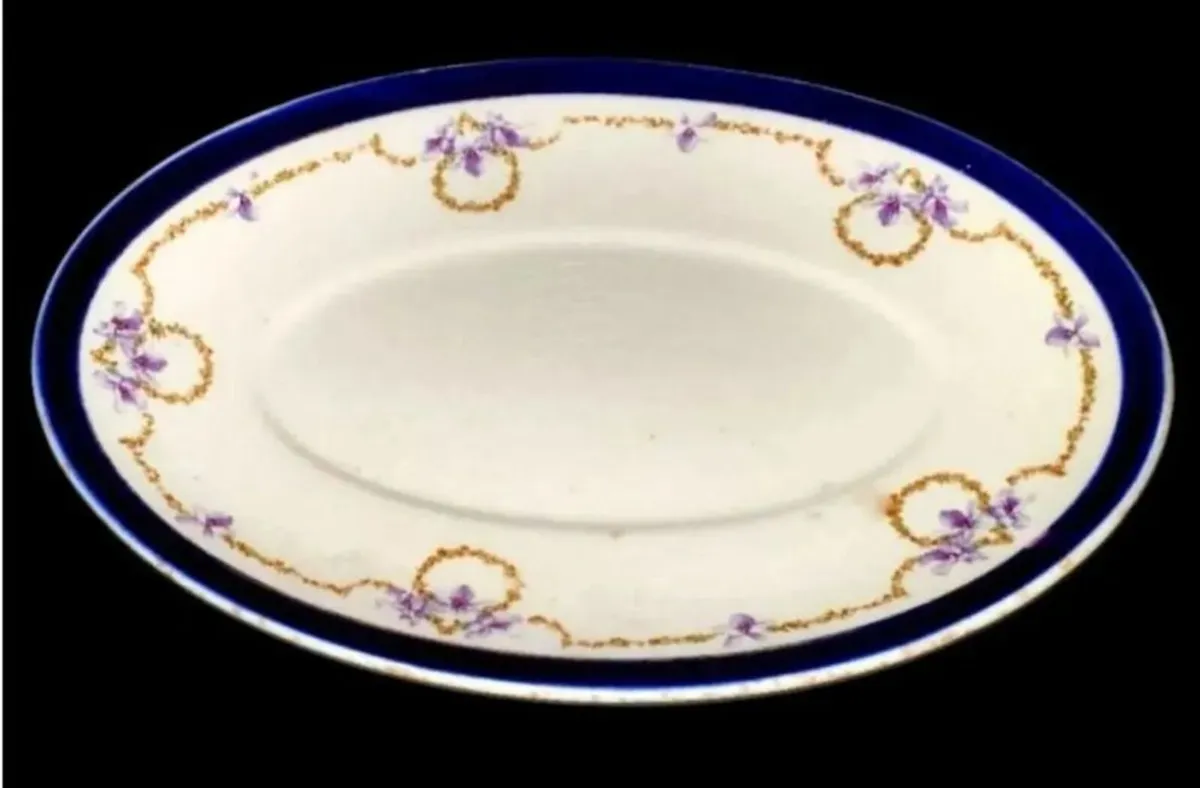 Vintage Wedgwood & Co Small Oval Serving Platter - Image 1