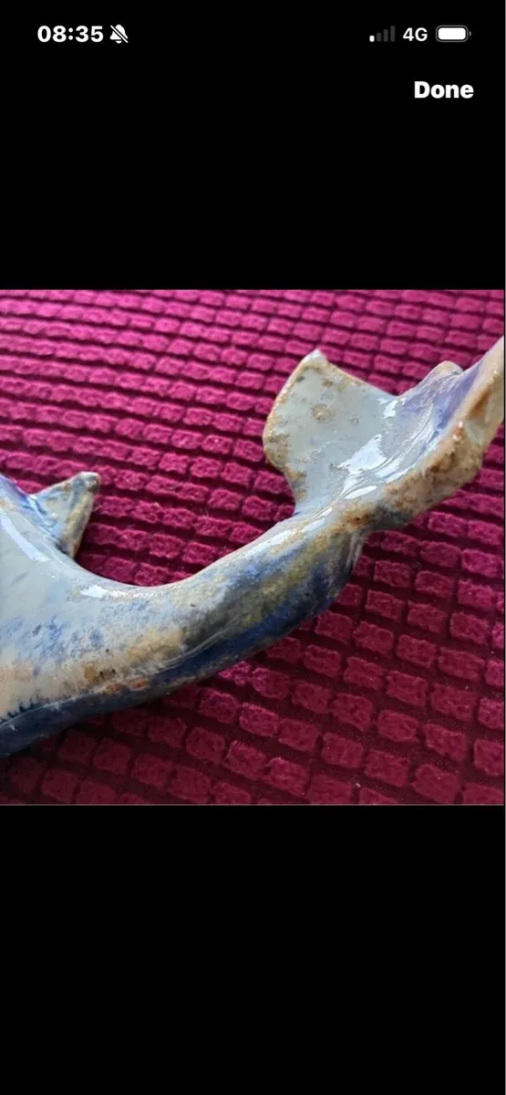 Handmade Ceramic Whale Wall Display - Image 2