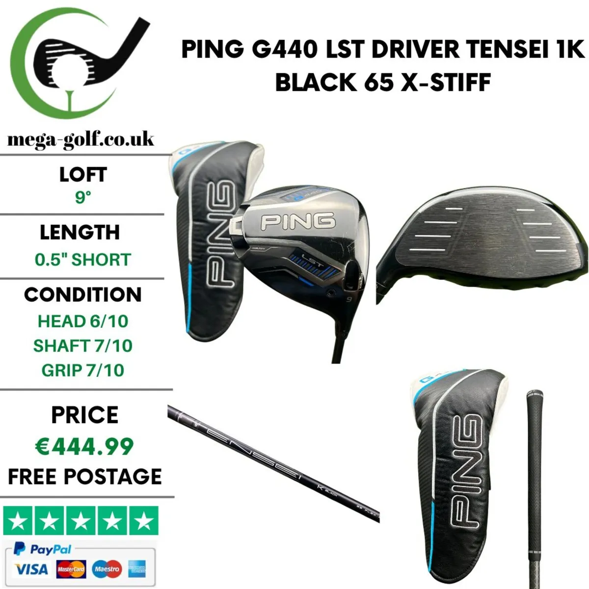 Ping G440 LST Driver / 9° / X-Stiff - Image 1
