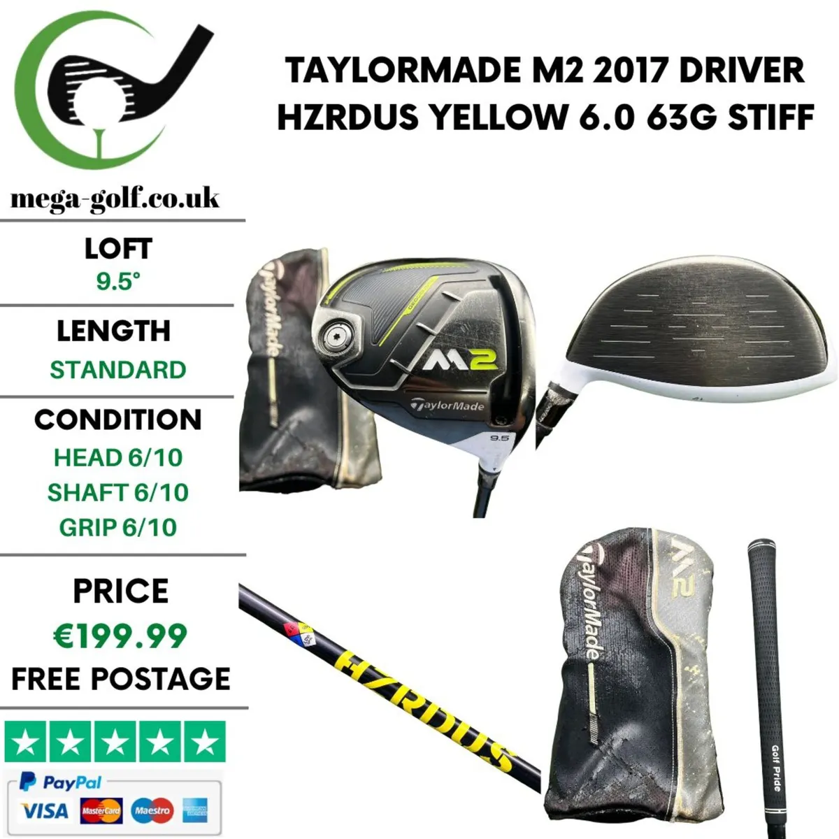 Taylormade M2 2017 Driver / 9.5° / Stiff - Image 1