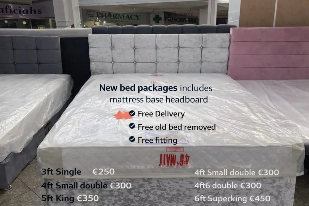 Affordable New Beds – Mattress & Headboard Include - Image 1