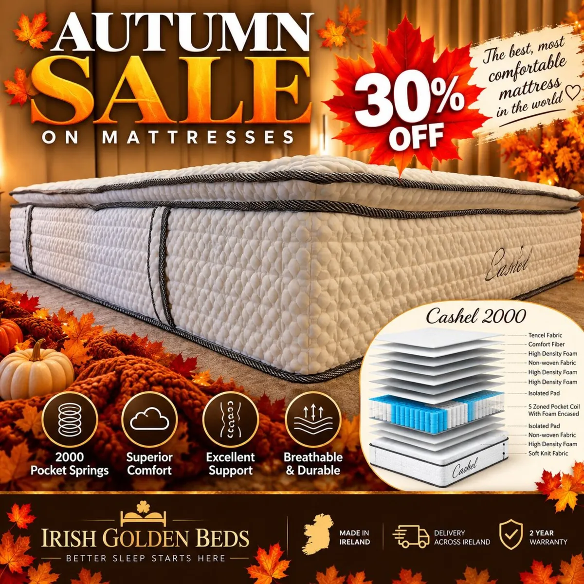 30% off luxury mattress - Image 1