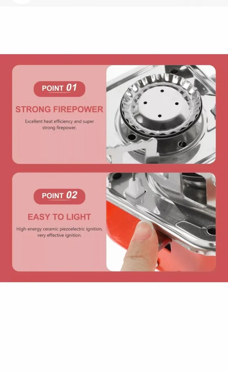 Mini gas camping stove - Image 4