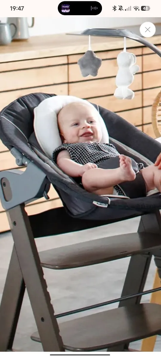 Hauck alpha wooden high chair bundle - Image 3