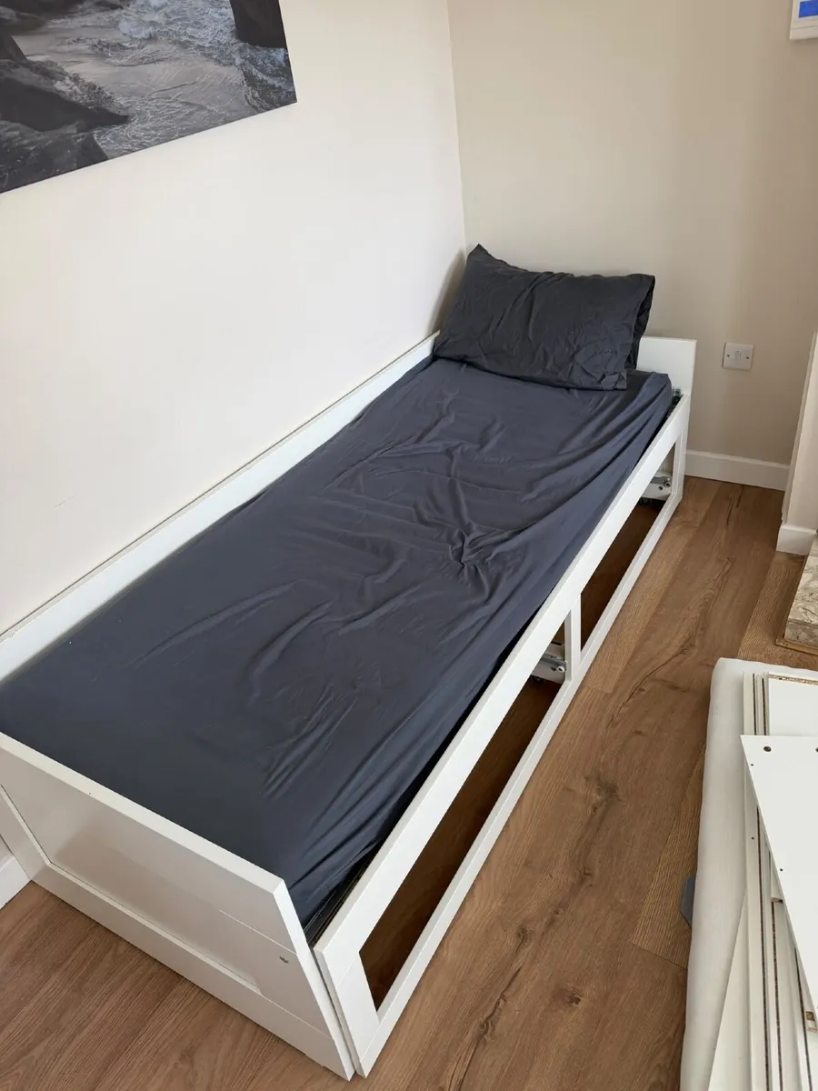 IKEA BRIMNES Day Bed with Drawers - Image 2