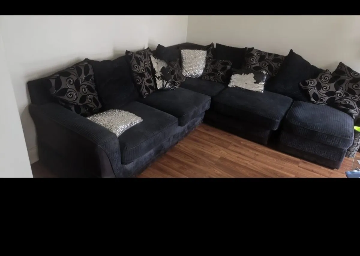 Navy Corner couch