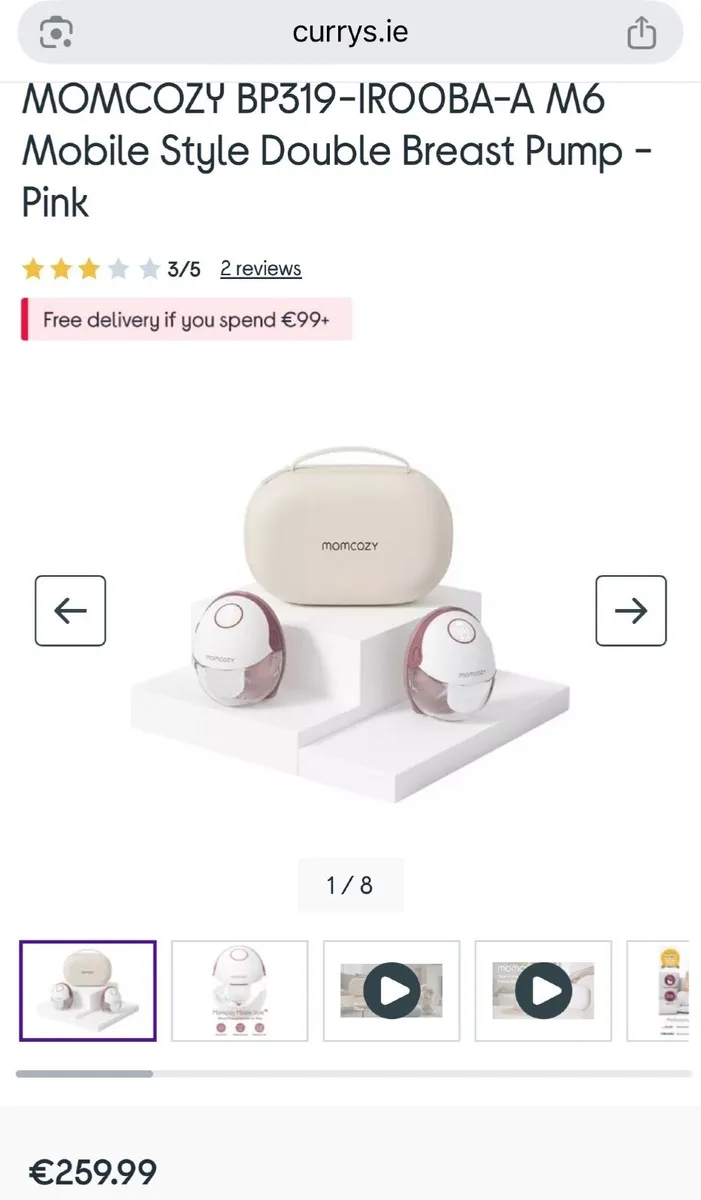 Momcozy M6 wearable double breast pump - Image 4