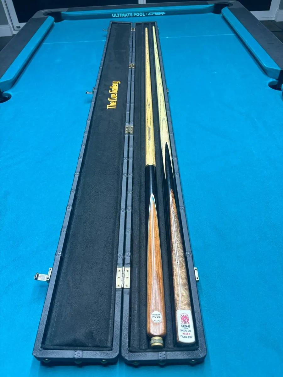 Cue case and 2 cues for sale - Image 4