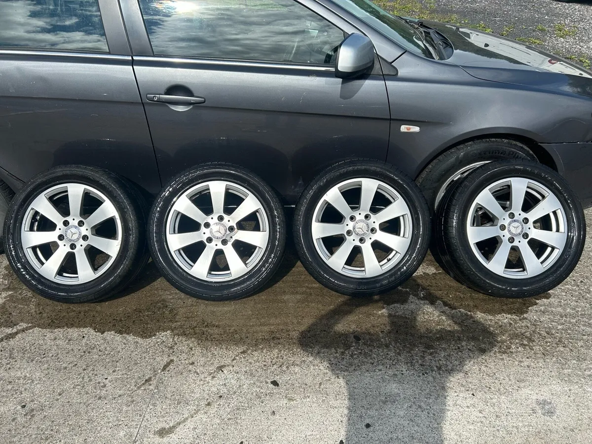 16” 5x112 Mercedes Alloys + Tyres - Image 1