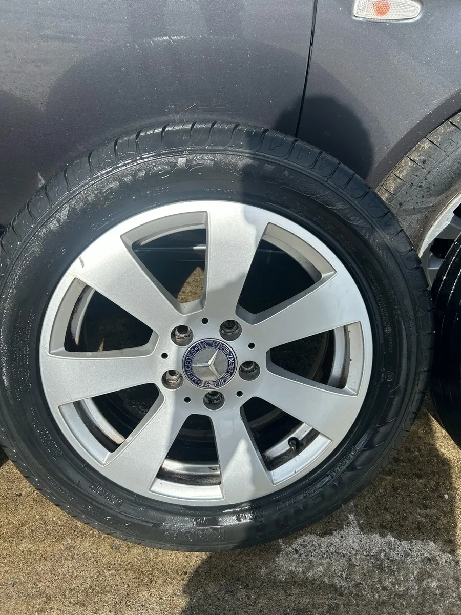16” 5x112 Mercedes Alloys + Tyres - Image 3