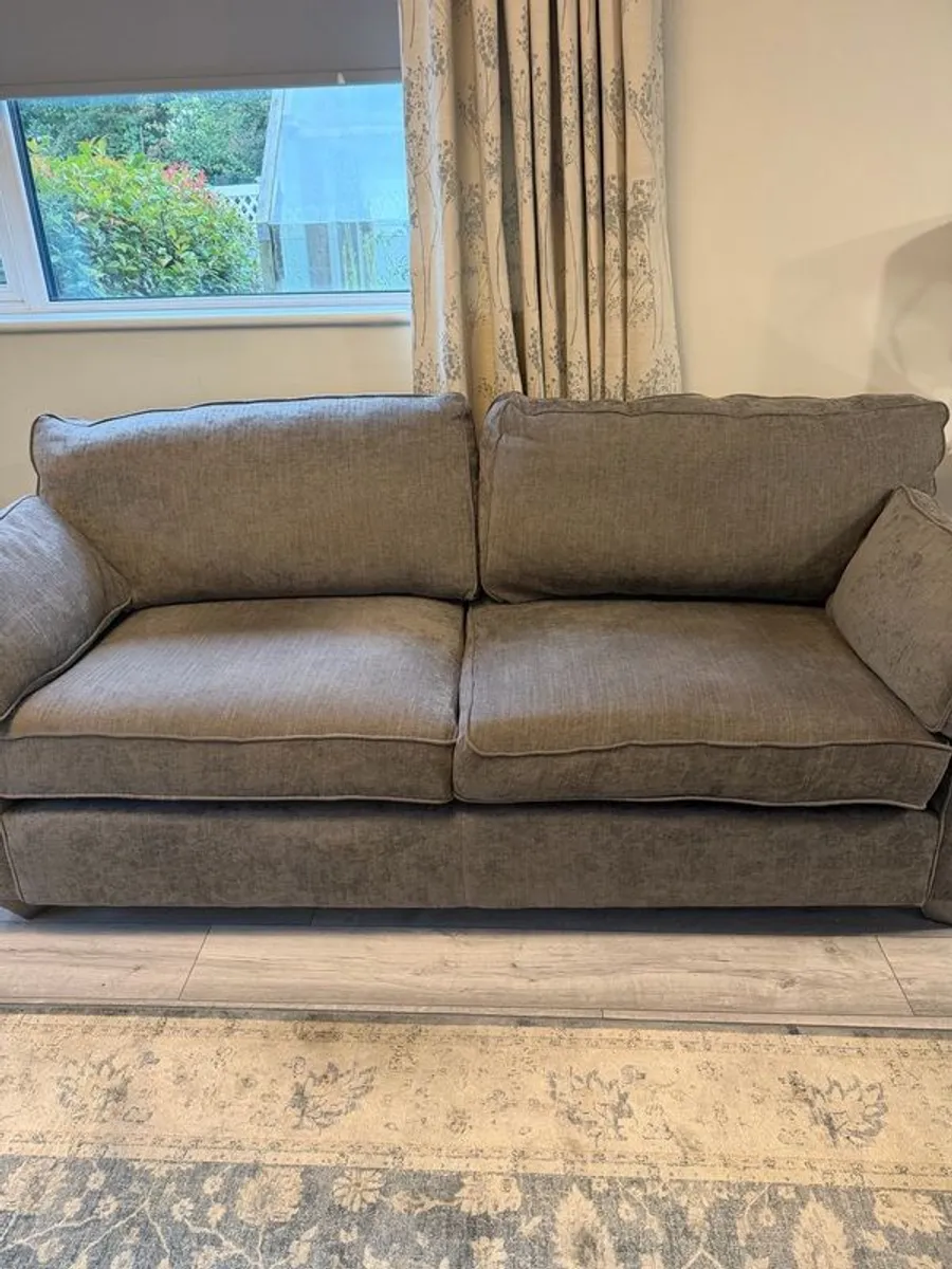 Two Grey Sofas - Image 1