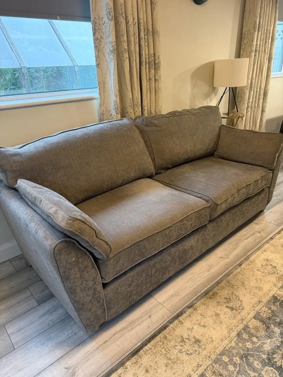 Two Grey Sofas - Image 2