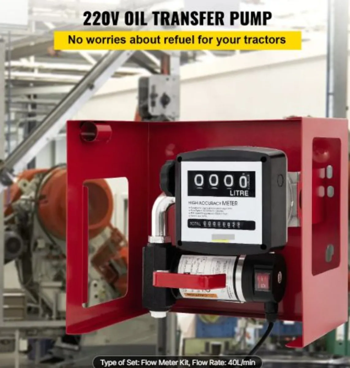 40 L Diesel Pump, Heating Oil Pump, 300 W - Image 2
