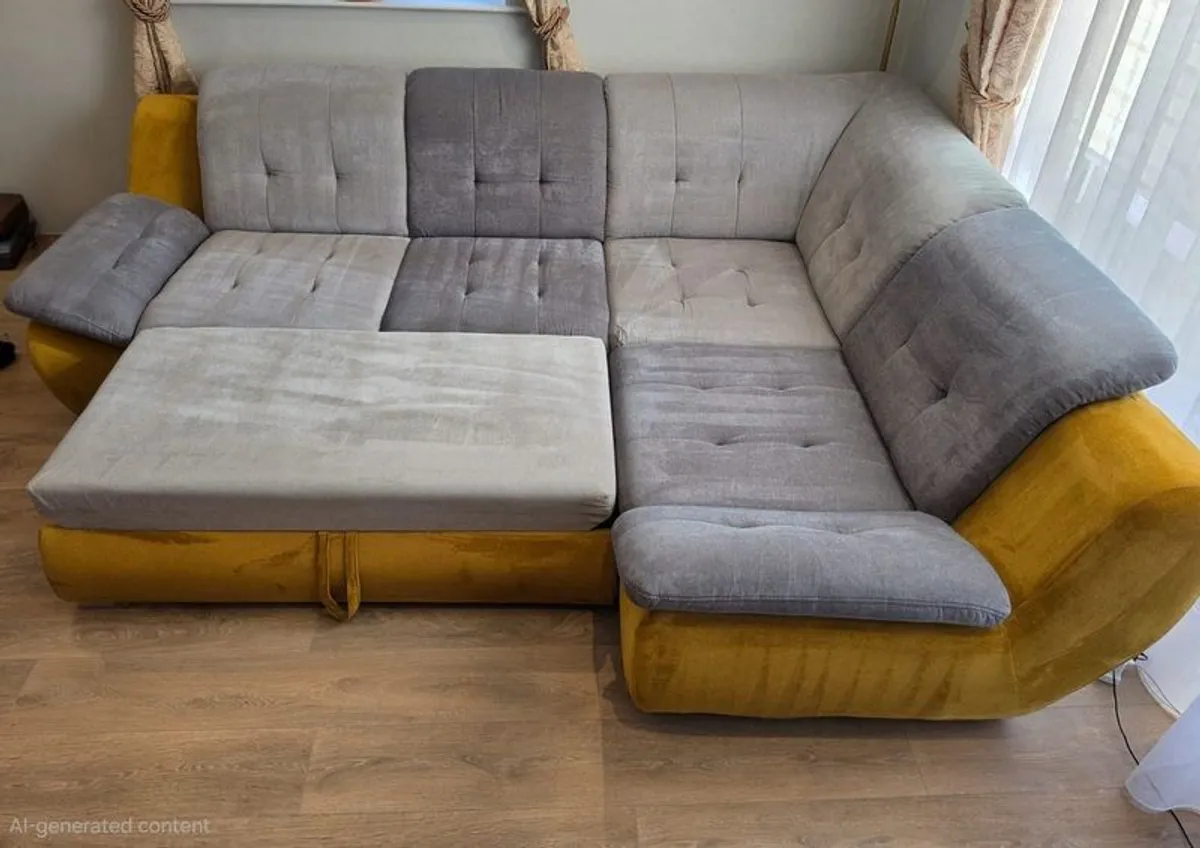 L shape sofa bed - Image 2