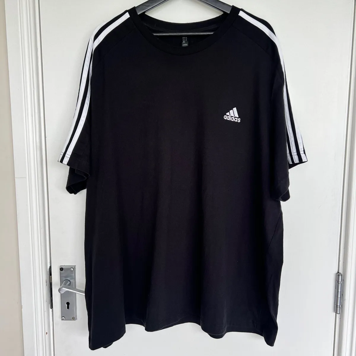 Adidas 3-Stripes Black T-Shirt 3XL - Image 1