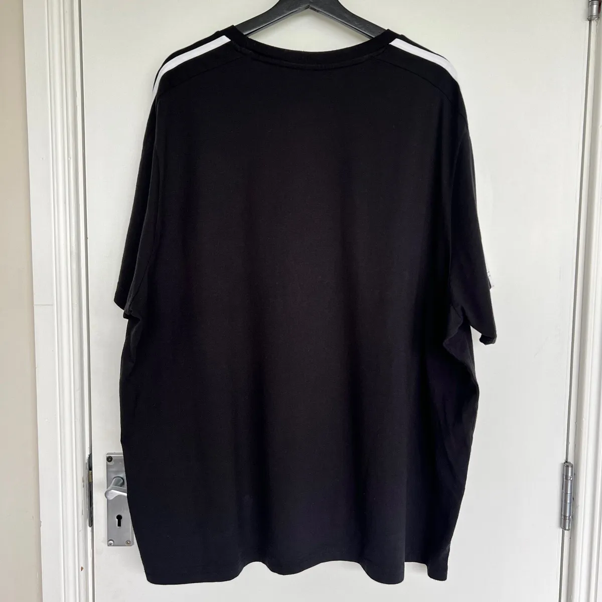 Adidas 3-Stripes Black T-Shirt 3XL - Image 3